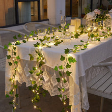 Load image into Gallery viewer, Ivy Vine Solar Fairy Lights String 5m/10m 100LED Garden Green Leaf Garland Lights 8 Mode Flashing Party Outdoor Wedding Hanging Lights Solar Powered

