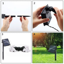 Load image into Gallery viewer, Holiday Ball Solar Fairy Lights String 5m/10m Garden Garland Lights 8 Mode Flashing Christmas Party Outdoor Hanging Lights Solar Powered
