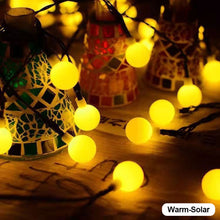 Load image into Gallery viewer, Holiday Ball Solar Fairy Lights String 5m/10m Garden Garland Lights 8 Mode Flashing Christmas Party Outdoor Hanging Lights Solar Powered
