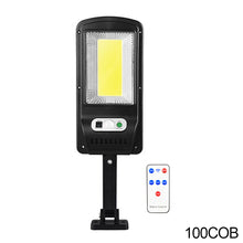 Load image into Gallery viewer, Solar Lights Outdoor Street Solar Lamp with Control Waterproof Motion Sensor 3 Light Mode Security Lighting for Garden Patio Path Yard
