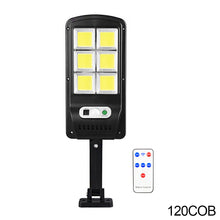 Load image into Gallery viewer, Solar Lights Outdoor Street Solar Lamp with Control Waterproof Motion Sensor 3 Light Mode Security Lighting for Garden Patio Path Yard

