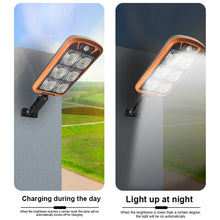 Load image into Gallery viewer, 150LED/COB Solar Street Lamp Outdoor Garden 180° Rotatable Solar Lamp with Control Waterproof Motion Sensor 3 Light Mode Security Lighting for Garden Patio Path Yard
