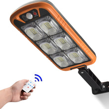 Load image into Gallery viewer, 150LED/COB Solar Street Lamp Outdoor Garden 180° Rotatable Solar Lamp with Control Waterproof Motion Sensor 3 Light Mode Security Lighting for Garden Patio Path Yard
