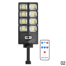 Load image into Gallery viewer, Floodlighting Solar Street Lamp Outdoor Garden Solar Lamp with Control Waterproof Motion Sensor 3 Light Mode Security Lighting for Garden Patio Path Yard
