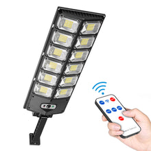 Load image into Gallery viewer, Floodlighting Solar Street Lamp Outdoor Garden Solar Lamp with Control Waterproof Motion Sensor 3 Light Mode Security Lighting for Garden Patio Path Yard
