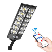 Load image into Gallery viewer, Floodlighting Solar Street Lamp Outdoor Garden Solar Lamp with Control Waterproof Motion Sensor 3 Light Mode Security Lighting for Garden Patio Path Yard
