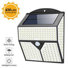 Load image into Gallery viewer, 436LED Solar Street Lights Outdoor Solar Lamp Waterproof Motion Sensor 3 Light Mode Security Lighting for Garden Patio Path Yard
