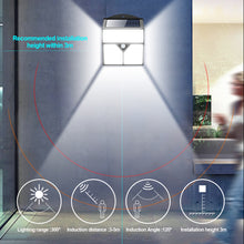Load image into Gallery viewer, 436LED Solar Street Lights Outdoor Solar Lamp Waterproof Motion Sensor 3 Light Mode Security Lighting for Garden Patio Path Yard
