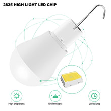 Load image into Gallery viewer, Home Soalr Charging Bulb Outdoor Camping Split Solar Bulb Indoor Solar Powered LED Lighting System Solar Panel and Lighting
