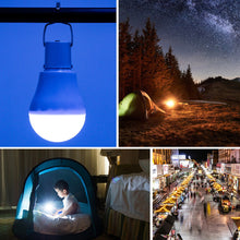 Load image into Gallery viewer, Home Soalr Charging Bulb Outdoor Camping Split Solar Bulb Indoor Solar Powered LED Lighting System Solar Panel and Lighting
