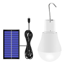 Load image into Gallery viewer, Home Soalr Charging Bulb Outdoor Camping Split Solar Bulb Indoor Solar Powered LED Lighting System Solar Panel and Lighting
