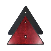 Load image into Gallery viewer, 2Pcs Truck Rear Reflectors Triangle Reflective Safety Reflectors Screw for Gate Posts Fit for Trailer Motorcycle Caravan Boat
