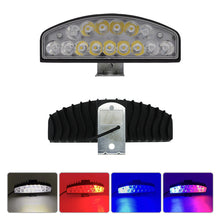 Load image into Gallery viewer, 15 LED Motorcycle Headlight SpotLight Red and Blue Flashing DRL Flash Auxiliary Motorcycle Spotlights Electric Vehicle Scooters
