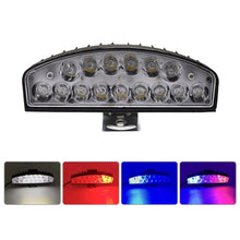 Load image into Gallery viewer, 15 LED Motorcycle Headlight SpotLight Red and Blue Flashing DRL Flash Auxiliary Motorcycle Spotlights Electric Vehicle Scooters
