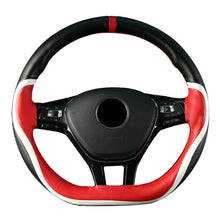 Load image into Gallery viewer, 38cm Car Steering Wheel Cover Leather Steering Wheel Case Sports Steering Wheel Car Accessories
