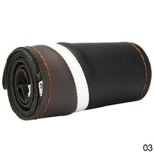 Load image into Gallery viewer, 38cm Car Steering Wheel Cover Leather Steering Wheel Case Sports Steering Wheel Car Accessories
