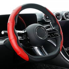 Load image into Gallery viewer, 2Pcs Universal Carbon Fiber Car Steering Wheel Cover Non-Slip Auto Interior Decoration Accessories
