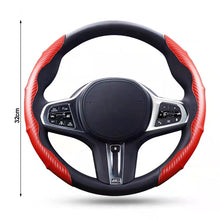 Load image into Gallery viewer, 2Pcs Universal Carbon Fiber Car Steering Wheel Cover Non-Slip Auto Interior Decoration Accessories
