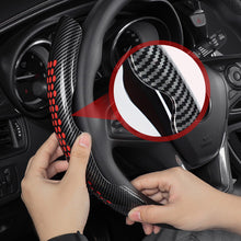 Load image into Gallery viewer, 2Pcs Universal 38cm Car Steering Wheel Cover Anti-slip Silicone Steering Boost Cover

