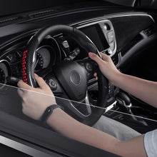 Load image into Gallery viewer, 2Pcs Universal 38cm Car Steering Wheel Cover Anti-slip Silicone Steering Boost Cover
