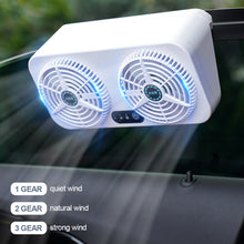 Load image into Gallery viewer, Car USB Cooling Fan Window Fan Car Window Windshield Vent Air Fan Auto Ventilator Cool Cooling Cool
