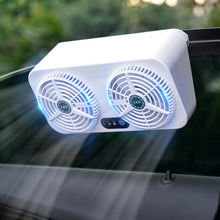 Load image into Gallery viewer, Car USB Cooling Fan Window Fan Car Window Windshield Vent Air Fan Auto Ventilator Cool Cooling Cool
