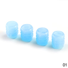 Load image into Gallery viewer, 4Pcs Car Luminous Valve Cap Dust-proof Decorative Tires Accessories Tyre Stem Covers Applicable Universal Motorcycle Bike
