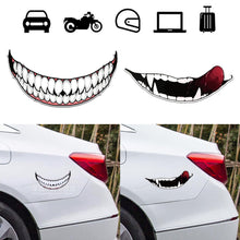 Load image into Gallery viewer, Personalized Motorcycle Helmet Sticker Evil Teeth Sticker For Motorbike Car Styling Decals Self Adhesive Car Sticker accessories
