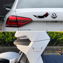 Load image into Gallery viewer, Personalized Motorcycle Helmet Sticker Evil Teeth Sticker For Motorbike Car Styling Decals Self Adhesive Car Sticker accessories
