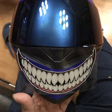 Load image into Gallery viewer, Personalized Motorcycle Helmet Sticker Evil Teeth Sticker For Motorbike Car Styling Decals Self Adhesive Car Sticker accessories
