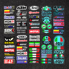Load image into Gallery viewer, Laser Rainbow Car Stickers Motorcycle Side Strip Fender Body Bike Helmet Sticker Car Decal for KTM YAMAHA Kawasaki Suzuki Honda
