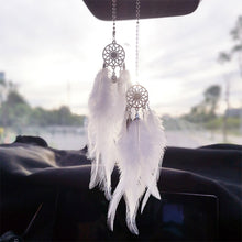 Load image into Gallery viewer, Mini Dream Catcher Car Pendant Accessory Interior For Girls Feather Mirror Hanging Pendant Home Decor Lucky Car Ornament Girls
