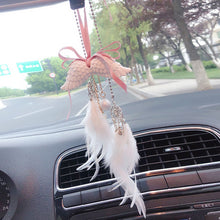 Load image into Gallery viewer, Mini Dream Catcher Car Pendant Accessory Interior For Girls Feather Mirror Hanging Pendant Home Decor Lucky Car Ornament Girls
