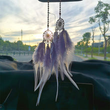 Load image into Gallery viewer, Mini Dream Catcher Car Pendant Accessory Interior For Girls Feather Mirror Hanging Pendant Home Decor Lucky Car Ornament Girls
