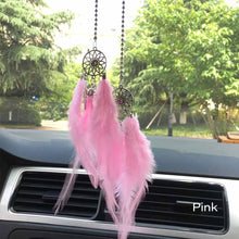 Load image into Gallery viewer, Mini Dream Catcher Car Pendant Accessory Interior For Girls Feather Mirror Hanging Pendant Home Decor Lucky Car Ornament Girls
