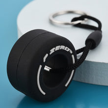 Load image into Gallery viewer, Simulation Tire Keychain Small PVC Soft Rubber Wheel Model Key Ring Car Refitting Pendant Creative Keychain Car Decoration
