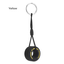 Load image into Gallery viewer, Simulation Tire Keychain Small PVC Soft Rubber Wheel Model Key Ring Car Refitting Pendant Creative Keychain Car Decoration
