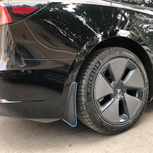 Load image into Gallery viewer, ABS Mud Flaps For Tesla Model 3 2021 Accessories Guard Fender Front Rear Wheel Mudguard Carbon Fiber Splash Guards Fender
