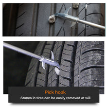 Load image into Gallery viewer, Multifunctional Car Tire Cleaning Hook Stone Cleaning Groove Broken Stone Remover Slot Stones Cleaner Tool Car Repair Tools
