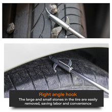 Load image into Gallery viewer, Multifunctional Car Tire Cleaning Hook Stone Cleaning Groove Broken Stone Remover Slot Stones Cleaner Tool Car Repair Tools
