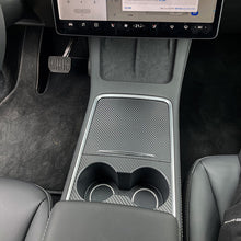 Load image into Gallery viewer, Car Central Control Carbon Fiber Panel Protective Stickers Patch For Tesla Model 3 Model Y Car Accessories Interior Film 2022

