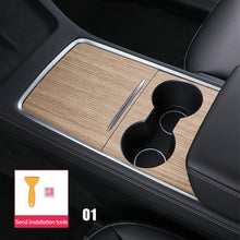 Load image into Gallery viewer, Car Central Control Carbon Fiber Panel Protective Stickers Patch For Tesla Model 3 Model Y Car Accessories Interior Film 2022
