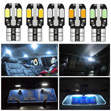 Load image into Gallery viewer, 10pcs W5W T10 Led Canbus Car Interior Bulb Canbus 5730 8SMD For Car Lamps Dome Light Auto Wedge Side License Plate Led Lamp
