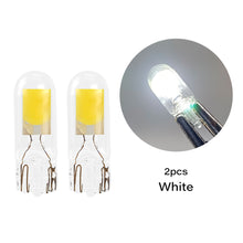 Load image into Gallery viewer, 2Pcs W5W LED T10 COB Sapphire Economic Upgraded Pop Car Light Bulb High Bright Drive-free Wedge Dome Reading Lamp 12V 6000K
