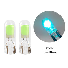 Load image into Gallery viewer, 2Pcs W5W LED T10 COB Sapphire Economic Upgraded Pop Car Light Bulb High Bright Drive-free Wedge Dome Reading Lamp 12V 6000K
