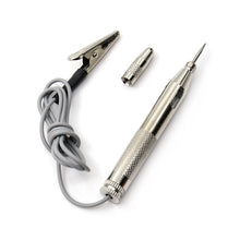 Load image into Gallery viewer, Protable DC 6V-24V Auto Car Truck Motorcycle Circuit Voltage Tester Test Pen with Clip Car Diagnostic Tools Fuses Test
