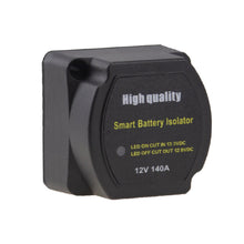 Load image into Gallery viewer, 12V 140A Voltage Sensitive Relay Battery Isolator Automatic Charging Relay Car Battery Relay VSR for Smart Charge 2 Battery Bank
