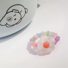 Load image into Gallery viewer, Fashion Resin Frosted Yellow Flower Butterfly Index Finger Ring Rice Beads Colorful Handmade Beaded Ring Women Jewelry Gifts

