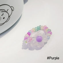 Load image into Gallery viewer, Fashion Resin Frosted Yellow Flower Butterfly Index Finger Ring Rice Beads Colorful Handmade Beaded Ring Women Jewelry Gifts
