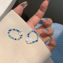 Load image into Gallery viewer, Fashion Resin Summer Flower Butterfly Index Finger Ring Rice Beads Colorful Handmade Beaded Ring Women Jewelry Gifts
